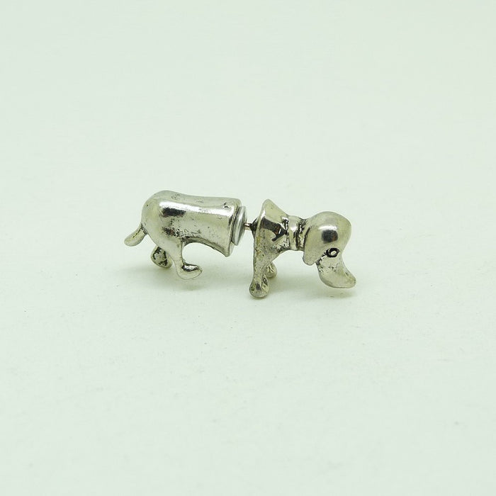 Jewelry WholesaleWholesale Harajuku Stereoscopic Animal Dachshund Dog Alloy Stud Earrings JDC-ES-LY020 Earrings 乐钰 %variant_option1% %variant_option2% %variant_option3%  Factory Price JoyasDeChina Joyas De China