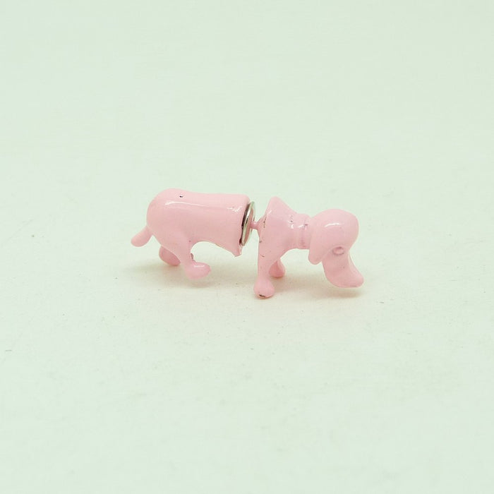 Jewelry WholesaleWholesale Harajuku Stereoscopic Animal Dachshund Dog Alloy Stud Earrings JDC-ES-LY020 Earrings 乐钰 %variant_option1% %variant_option2% %variant_option3%  Factory Price JoyasDeChina Joyas De China