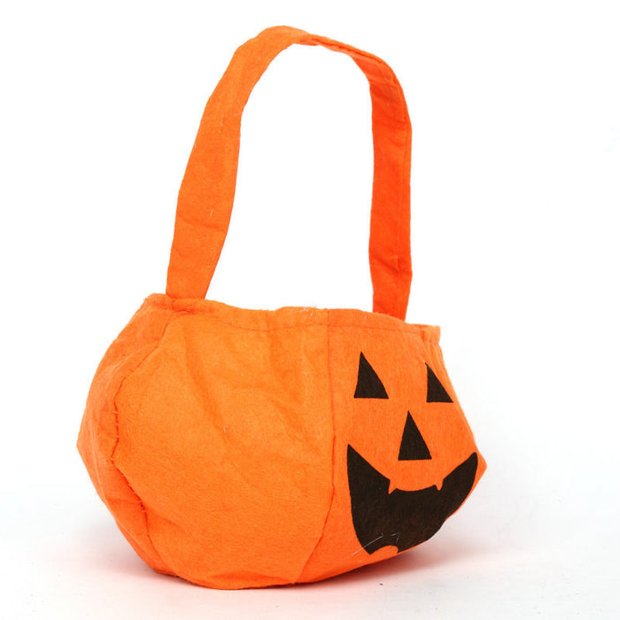 Wholesale Handbag Cloth Halloween Stereoscopic Pumpkin Bag Candy Bag JDC-HB-Meix001