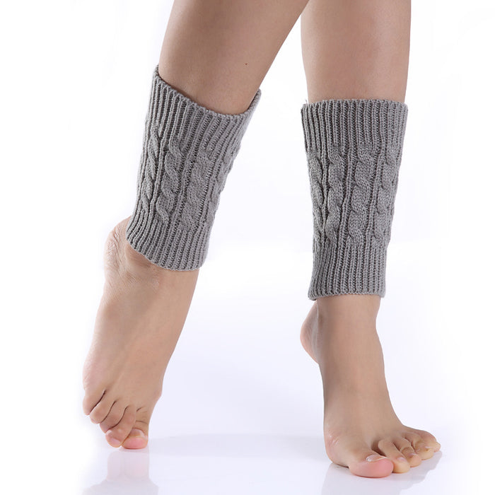 Wholesale Socks Acrylic Hemp Pattern Short Warm Leggings MOQ≥2 JDC-SK-Honghe003