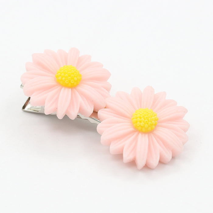 Jewelry WholesaleWholesale Small Fresh Daisy Flower Hair Clip JDC-HS-D106 Hair Clips 晴雯 %variant_option1% %variant_option2% %variant_option3%  Factory Price JoyasDeChina Joyas De China