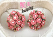 Jewelry WholesaleWholesale rose flower stud earrings JDC-ES-KaiQ030 Earrings 凯庆 %variant_option1% %variant_option2% %variant_option3%  Factory Price JoyasDeChina Joyas De China