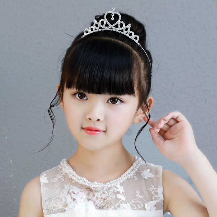 Jewelry WholesaleWholesale Kids Crown Birthday Rhinestone Headband JDC-HD-hongh002 Headband 宏宏 %variant_option1% %variant_option2% %variant_option3%  Factory Price JoyasDeChina Joyas De China