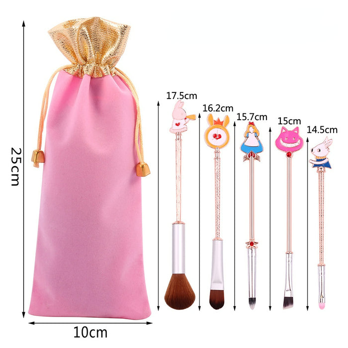 Wholesale Cartoon Man-made Fiber Makeup Brush Set (M) MOQ≥3 JDC-MB-GYu010