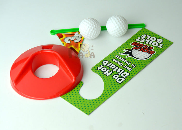 Wholesale Toilet Golf Toilet Mini Set Leisure Entertainment Sports Toys JDC-FT-KKT006