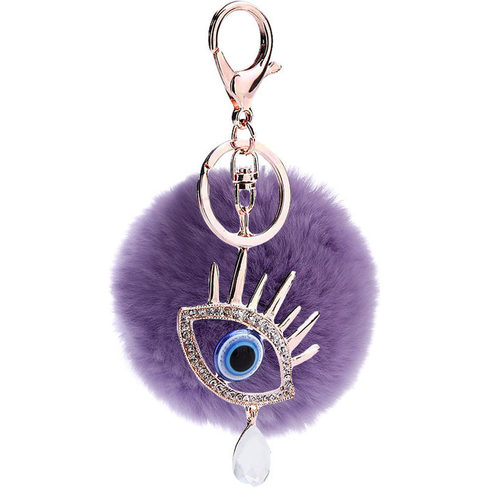 Jewelry WholesaleWholesale Diamond Devil's Eye Keychain Water Drop Accessories MOQ≥2 JDC-KC-MaiM001 Keychains 麦苗 %variant_option1% %variant_option2% %variant_option3%  Factory Price JoyasDeChina Joyas De China