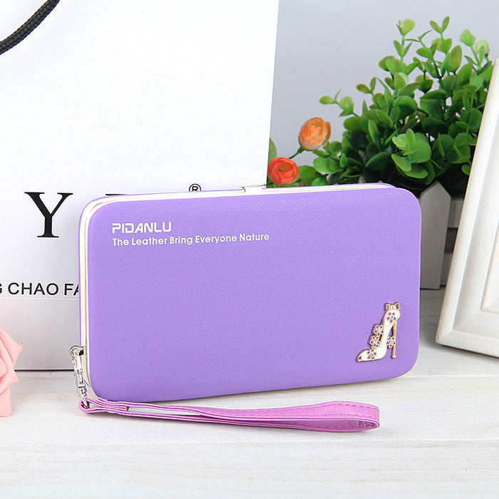 Wholesale multifunctional mobile phone bag lunch box bag ladies wallet long JDC-WT-Zhengxin005