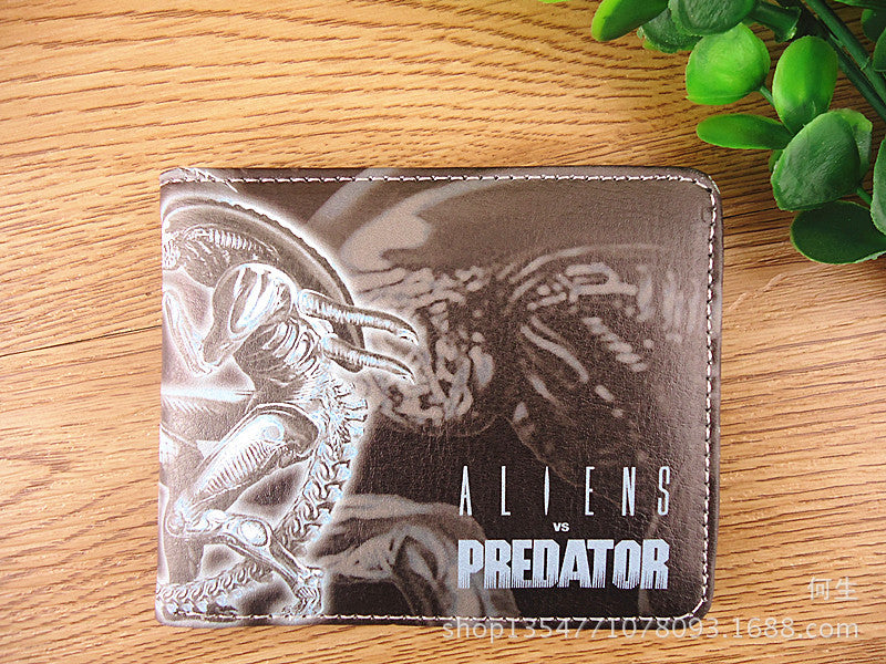 Wholesale Wallet PU Short Anime Printing Zipper MOQ≥3 (M) JDC-WT-Hesheng001