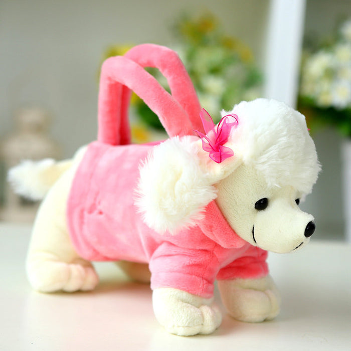 Wholesale cartoon plush kids cute bag JDC-HB-YueC001