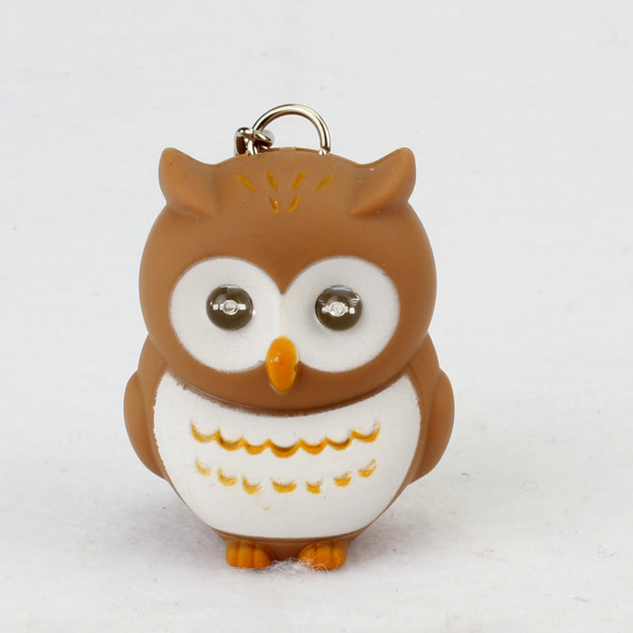 Jewelry WholesaleWholesale luminous sounding cartoon owl keychains MOQ≥2 JDC-KC-BaiS002 Keychains 百盛 %variant_option1% %variant_option2% %variant_option3%  Factory Price JoyasDeChina Joyas De China