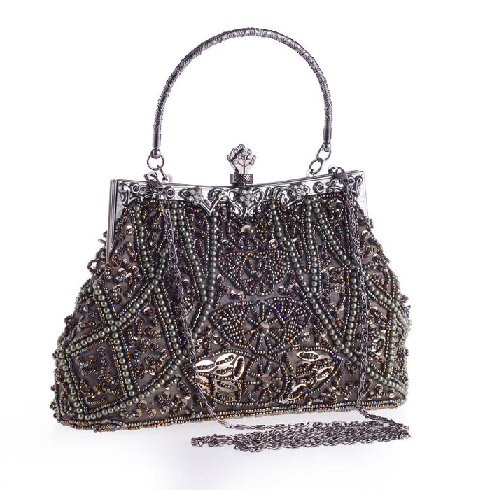 Jewelry WholesaleWholesale Vintage Heavy Craft Beaded Embroidery Bag Evening Bags JDC-HB-Shangy003 Handbags 尚艺 %variant_option1% %variant_option2% %variant_option3%  Factory Price JoyasDeChina Joyas De China