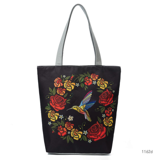 Jewelry WholesaleWholesale 3D print flowers beach canvas bag JDC-BB-Mobiao005 Beach Bag 莫表 %variant_option1% %variant_option2% %variant_option3%  Factory Price JoyasDeChina Joyas De China