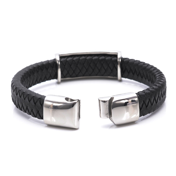 Wholesale Bracelet Titanium Steel Carved Skull Belt Men's Bracelet MOQ≥2 JDC-BT-HaiT002