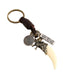 Jewelry WholesaleWholesale Resin Wolf Tooth Leather Alloy Keychain JDC-KC-PK003 Keychains 庞克 %variant_option1% %variant_option2% %variant_option3%  Factory Price JoyasDeChina Joyas De China