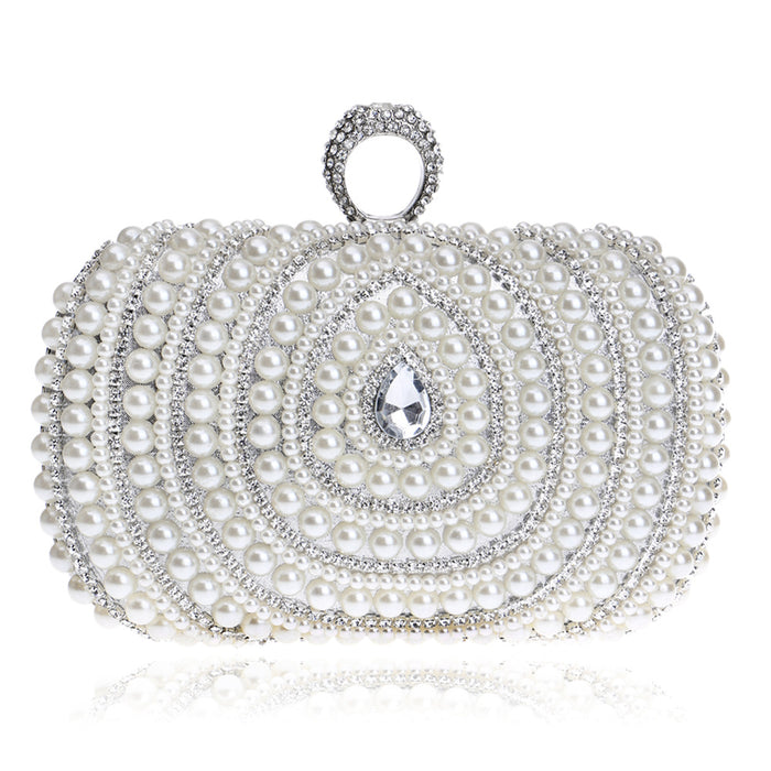 Wholesale Pearl Clutch Women Dress Dinner Bag JDC-HB-YMi005