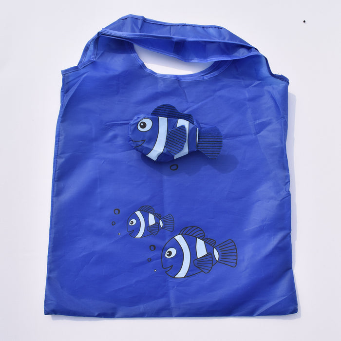 Wholesale Random Eco-Friendly Shopping Bag Polyester Cartoon Tropical Fish MOQ≥10 JDC-HB-Lanlong002