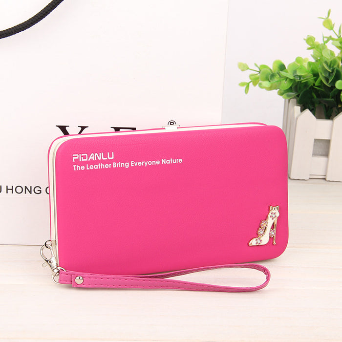 Wholesale multifunctional mobile phone bag lunch box bag ladies wallet long JDC-WT-Zhengxin005