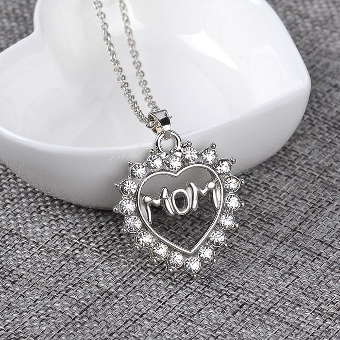 Jewelry WholesaleWholesale alloy mother's day love necklace JDC-NE-ZJ012 Necklaces 志嘉 %variant_option1% %variant_option2% %variant_option3%  Factory Price JoyasDeChina Joyas De China