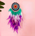 Jewelry WholesaleWholesale Color Feather Iron Hoop Leather Rope Woven Dreamcatcher JDC-DC-MGu026 Dreamcatcher 梦罟 %variant_option1% %variant_option2% %variant_option3%  Factory Price JoyasDeChina Joyas De China