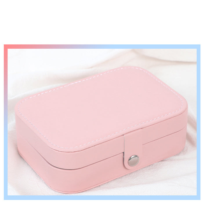 Wholesale Storage Double Layer Jewelry Box Portable Jewelry Storage Box JDC-SB-ChenD001