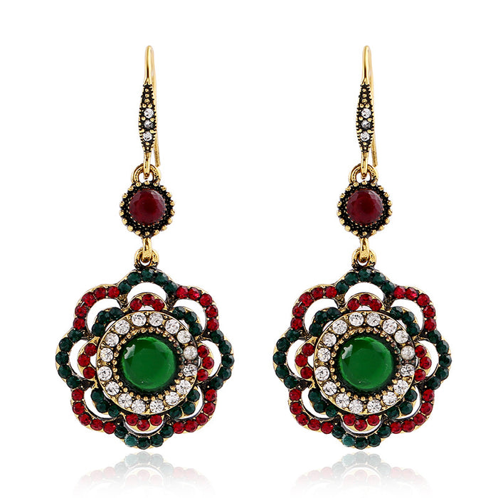 Jewelry WholesaleWholesale bohemian ethnic style cutout flower earrings JDC-ES-KaiQ021 Earrings 凯庆 %variant_option1% %variant_option2% %variant_option3%  Factory Price JoyasDeChina Joyas De China