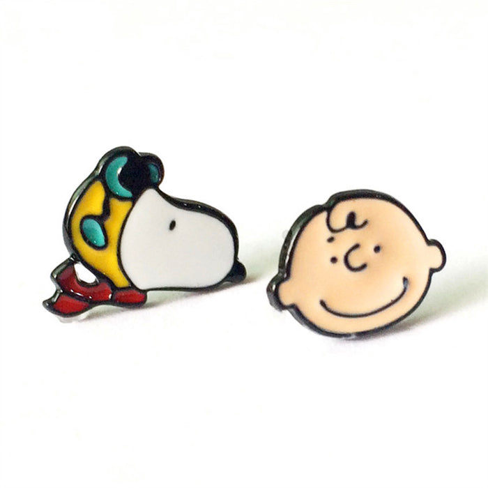 Jewelry WholesaleWholesale Cartoon Peanut Little Yellow Bird Stud Earrings (F) MOQ≥2 JDC-ES-MOSHU006 Earrings 舒莫 %variant_option1% %variant_option2% %variant_option3%  Factory Price JoyasDeChina Joyas De China