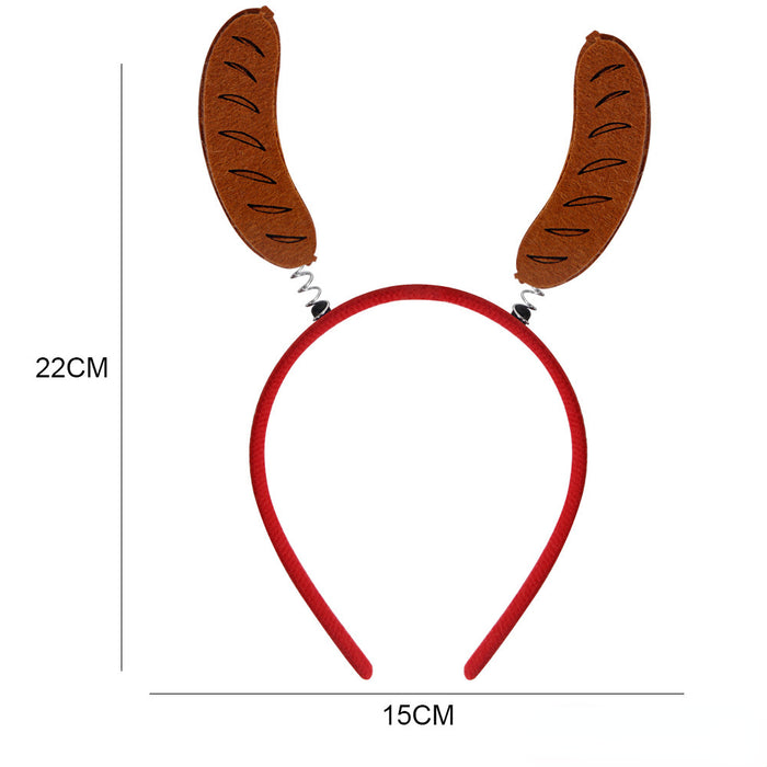 Wholesale Munich Beer Felt Plastic Headband JDC-HD-Zhouhao004