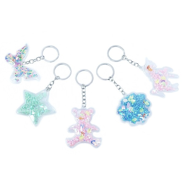 Jewelry WholesaleWholesale PVC Sequin key chain MOQ ≥ 10 JDC-KC-YZ013 Keychains 永泽 %variant_option1% %variant_option2% %variant_option3%  Factory Price JoyasDeChina Joyas De China