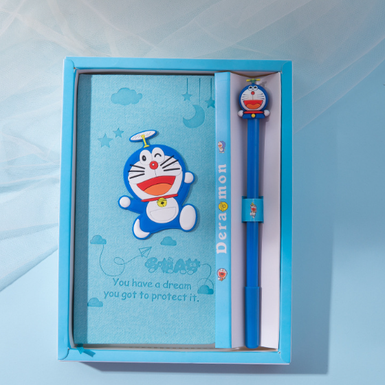 Wholesale Notebook Paper Cute Cartoon Ballpoint Pen Gift Set (S) MOQ≥2 JDC-NK-Qiniu008