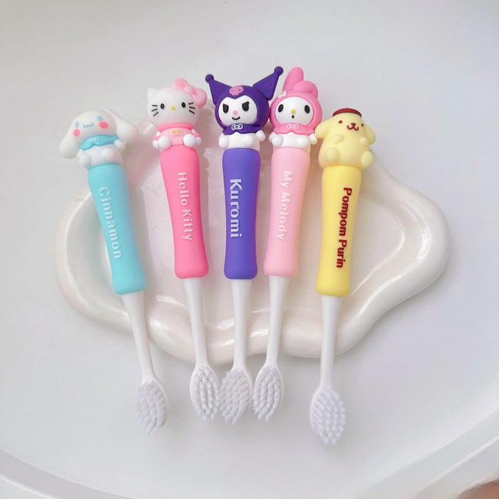 Wholesale Children's Adult Toothbrush Fine Soft Bristles Silicone Handle Toothbrush JDC-TBH-CXR001