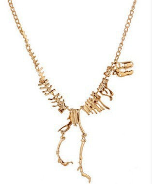 Wholesale Fashion Vintage Dinosaur Skeleton Alloy Necklace JDC-NE-HuaiL005