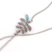 Jewelry WholesaleWholesale Beach Simple Mori Retro Leaf Turquoise Tassel Anklet JDC-AS-Ly019 Anklets 乐钰 %variant_option1% %variant_option2% %variant_option3%  Factory Price JoyasDeChina Joyas De China