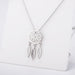 Jewelry WholesaleWholesale Tassel Metal Feather Alloy Dreamcatcher Necklace JDC-NE-ZXiao001 Necklaces 追笑 %variant_option1% %variant_option2% %variant_option3%  Factory Price JoyasDeChina Joyas De China