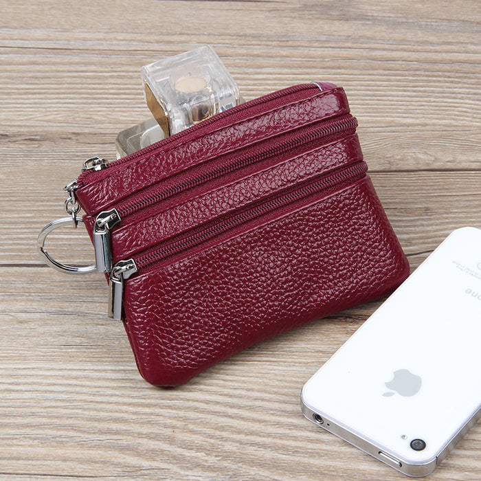 Wholesale Wallet Leather Zipper Mini  JDC-WT-ZNS022