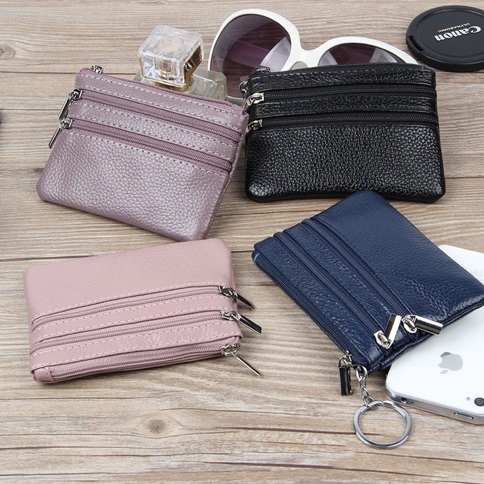 Wholesale Wallet Leather Zipper Mini  JDC-WT-ZNS022