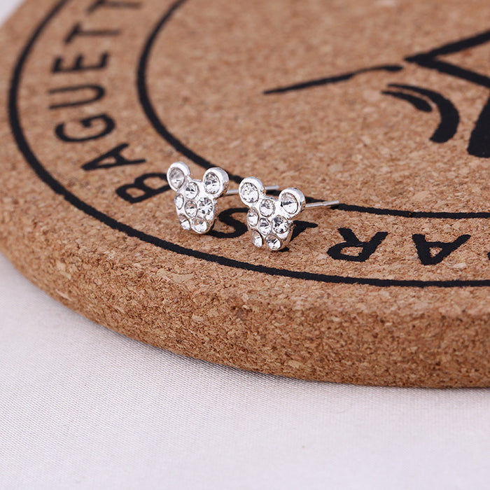 Wholesale Pearl Flash Diamond Stud Earrings Small Jewelry JDC-ES-Mdd012