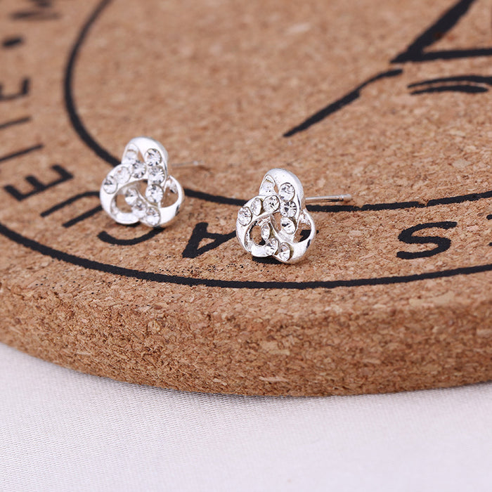 Wholesale Pearl Flash Diamond Stud Earrings Small Jewelry JDC-ES-Mdd012