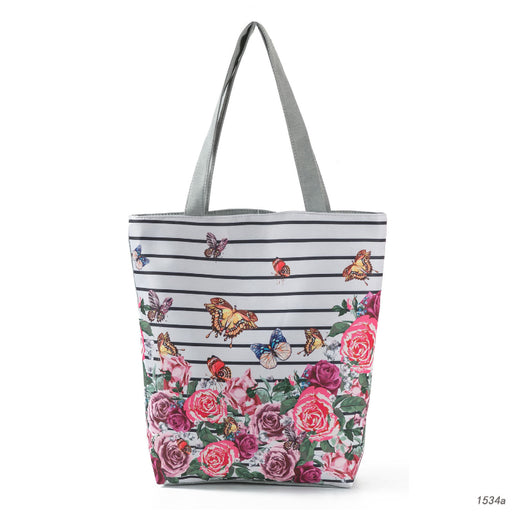 Jewelry WholesaleWholesale 3D print flowers beach canvas bag JDC-BB-Mobiao004 Beach Bag 莫表 %variant_option1% %variant_option2% %variant_option3%  Factory Price JoyasDeChina Joyas De China