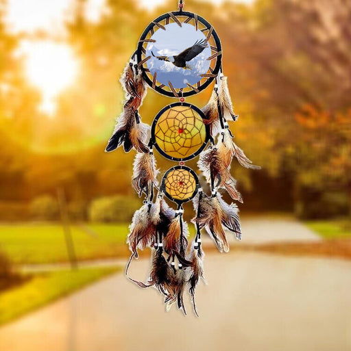 Jewelry WholesaleWholesale Eagle Totem Oil Painting Dreamcatcher JDC-DC-LZ054 Dreamcatcher 联缀 %variant_option1% %variant_option2% %variant_option3%  Factory Price JoyasDeChina Joyas De China