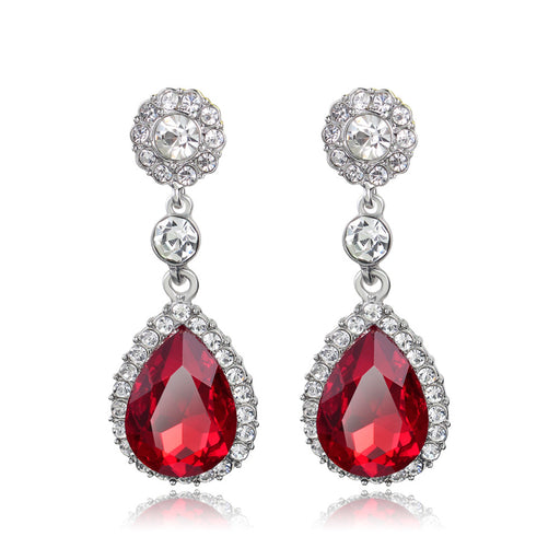 Jewelry WholesaleWholesale glass rhinestone alloy earrings JDC-ES-GSDB006 Earrings 丹比华比 %variant_option1% %variant_option2% %variant_option3%  Factory Price JoyasDeChina Joyas De China