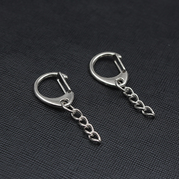 Wholesale Bulk Keychains Metal DIY Easy Keychain With Chain MOQ≥2 JDC-KC-ManM057