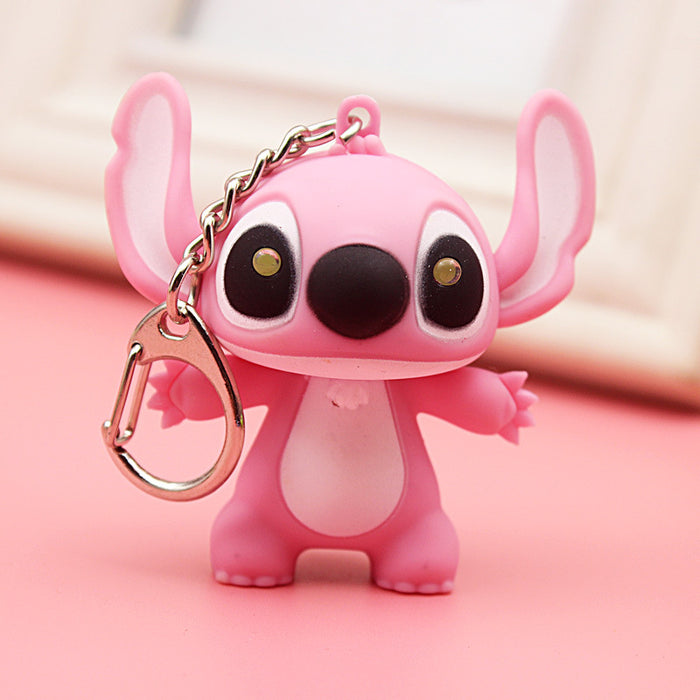 Wholesale Cartoon Resin Sound Lighting Keychain (M) JDC-KC-ManM018