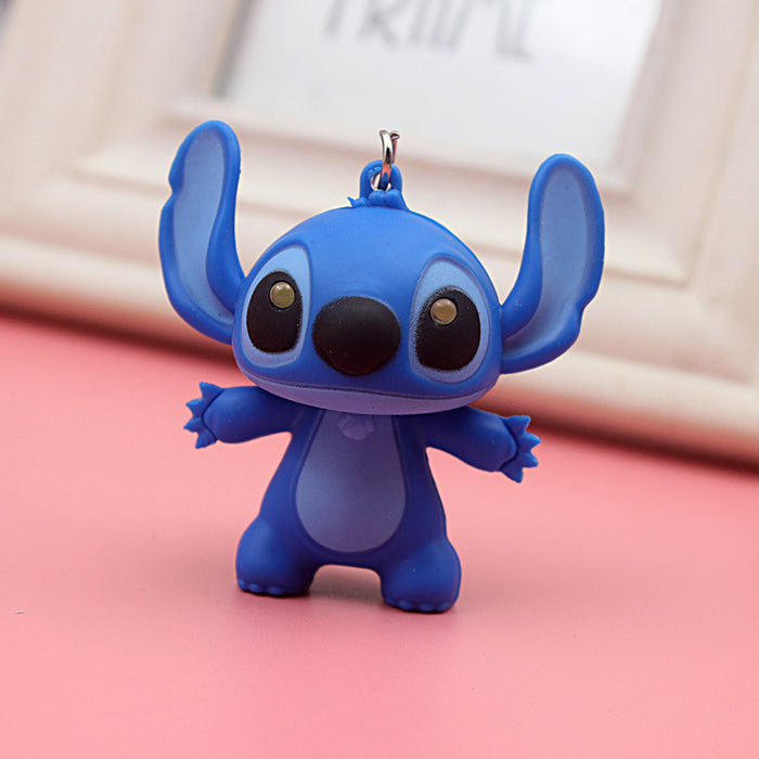 Wholesale Cartoon Resin Sound Lighting Keychain (M) JDC-KC-ManM018