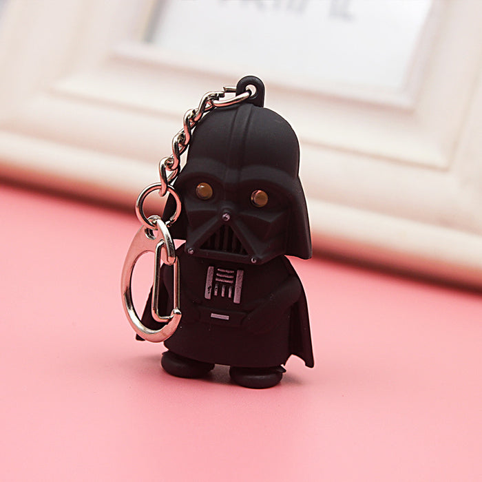 Wholesale Cartoon Resin Sound Lighting Keychain (M) JDC-KC-ManM018