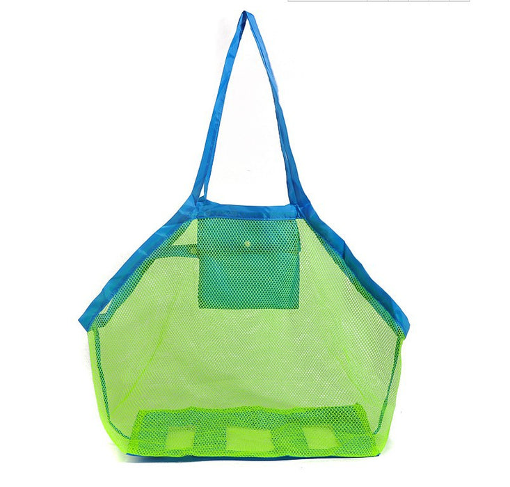 Wholesale Folding Beach Mesh Bag Washing Bag Kids Toys Large Storage Bag JDC-HB-Hudun001