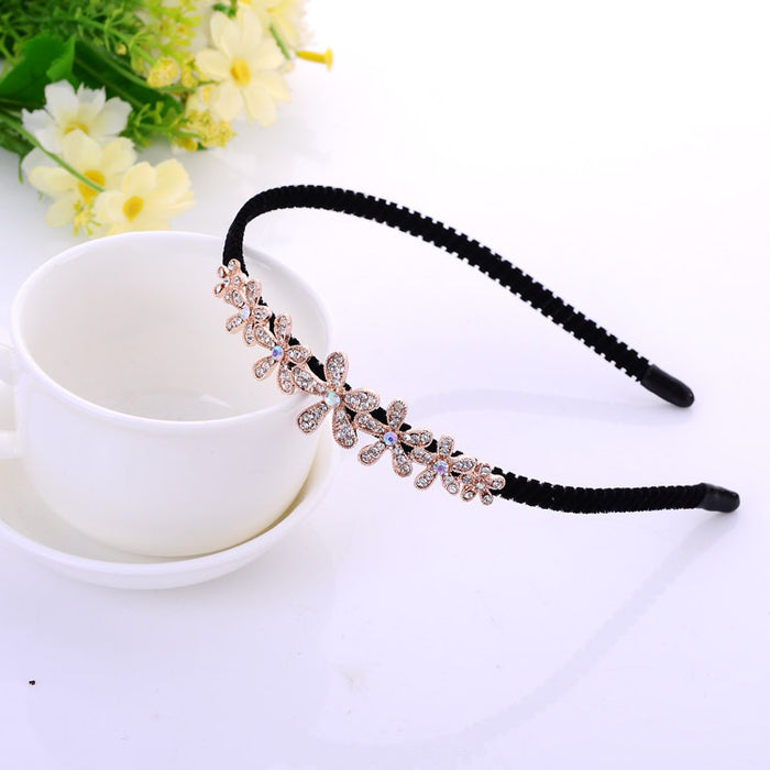 Jewelry WholesaleWholesale bow rhinestone alloy hair band JDC-HD-ZhuoL002 Headband 卓联 %variant_option1% %variant_option2% %variant_option3%  Factory Price JoyasDeChina Joyas De China