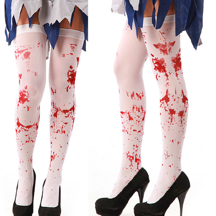 Wholesale Socks Cloth Halloween Blood Socks Zombie Socks MOQ≥2 JDC-SK-hengz001