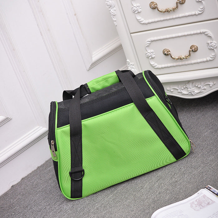 Wholesale Shoulder Bag Nylon Wear-Resistant Pet Bag Going Out Convenient Diagonal JDC-SD-Aishang007