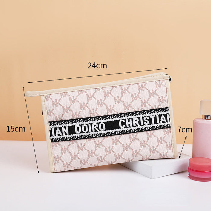 Wholesale storage bag pu large capacity portable cosmetic bag MOQ≥3 JDC-SB-Xiha002