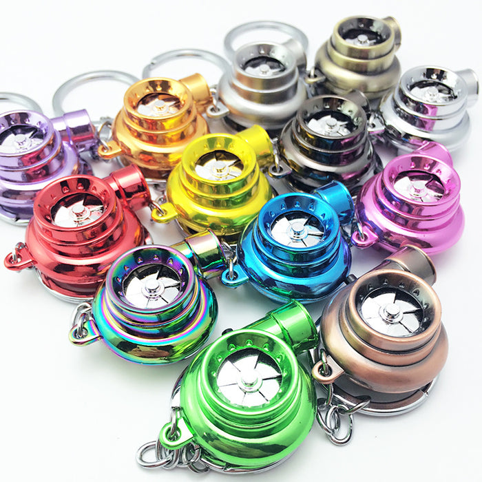 Wholesale car modified LED lights creative high-end metal keychain MOQ≥2 JDC-KC-JinC002